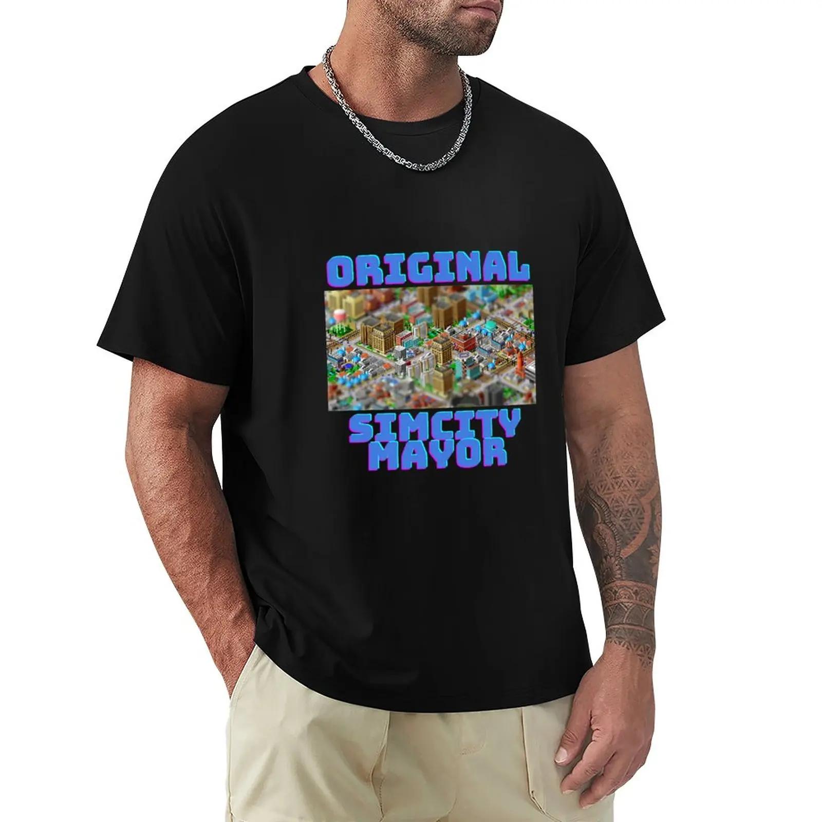 Originale Simcity Mayor - Maxis City Builder Simulazione Sim City Retro Pc Gamer Design Classic T-Shir T-Shirt
