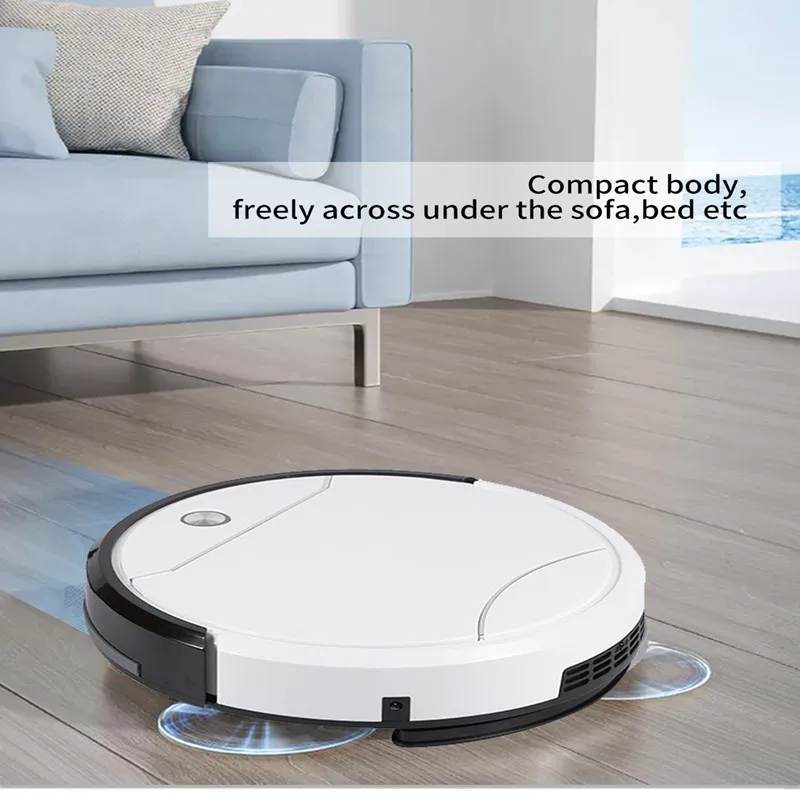 Aspirapolvere Robot Spazzante Ricarica Automatica Telecomando Aspirazione Trascinamento Elettrodomestico Aspirapolvere Senza Fili Bagnato Asciutto