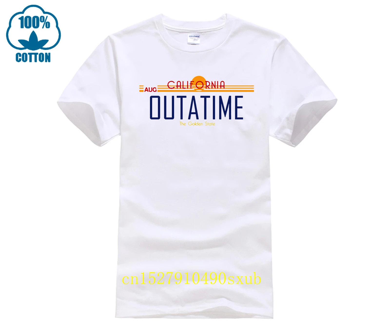 Torna Al Futuro T Shirt Uomo S Bianco Stampato Uomo Magliette Abbigliamento Di Marca Hip