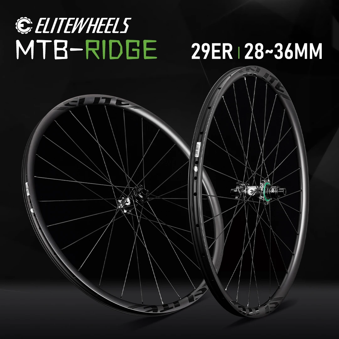 Elitewheels Ridge 29Er Mtb Carbon Wheelset Sistema A Cricchetto 8 Pawls 80T/320Poe Boost Hub Pillar 1423 Spoke