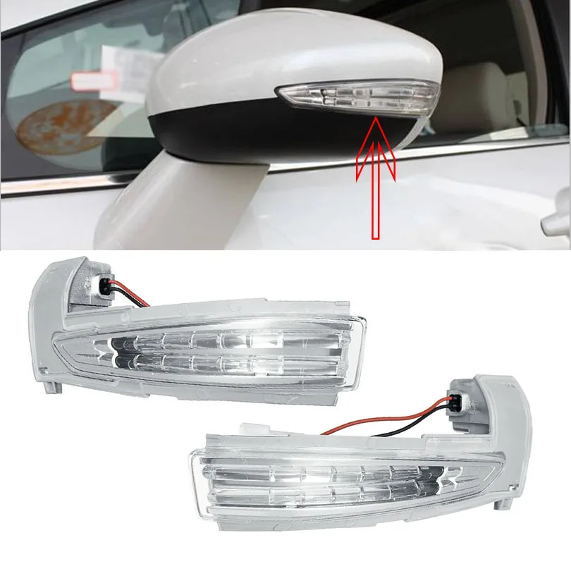 Auto Specchietto Laterale Spia Lato Destro/Lato Sinistro Lato Passeggero Lato Guida Ripetitore Per Peugeot 508 Citroen Ds5 C4 6325J5