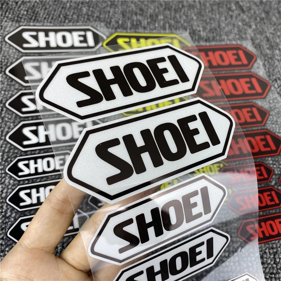 Per Shoei Helm Voorruit 3M Adesivi Riflettenti Moto Gp Adesivi Per Auto Decalcomanie Racing Motorfiets 10Cm * 20Cm/Set