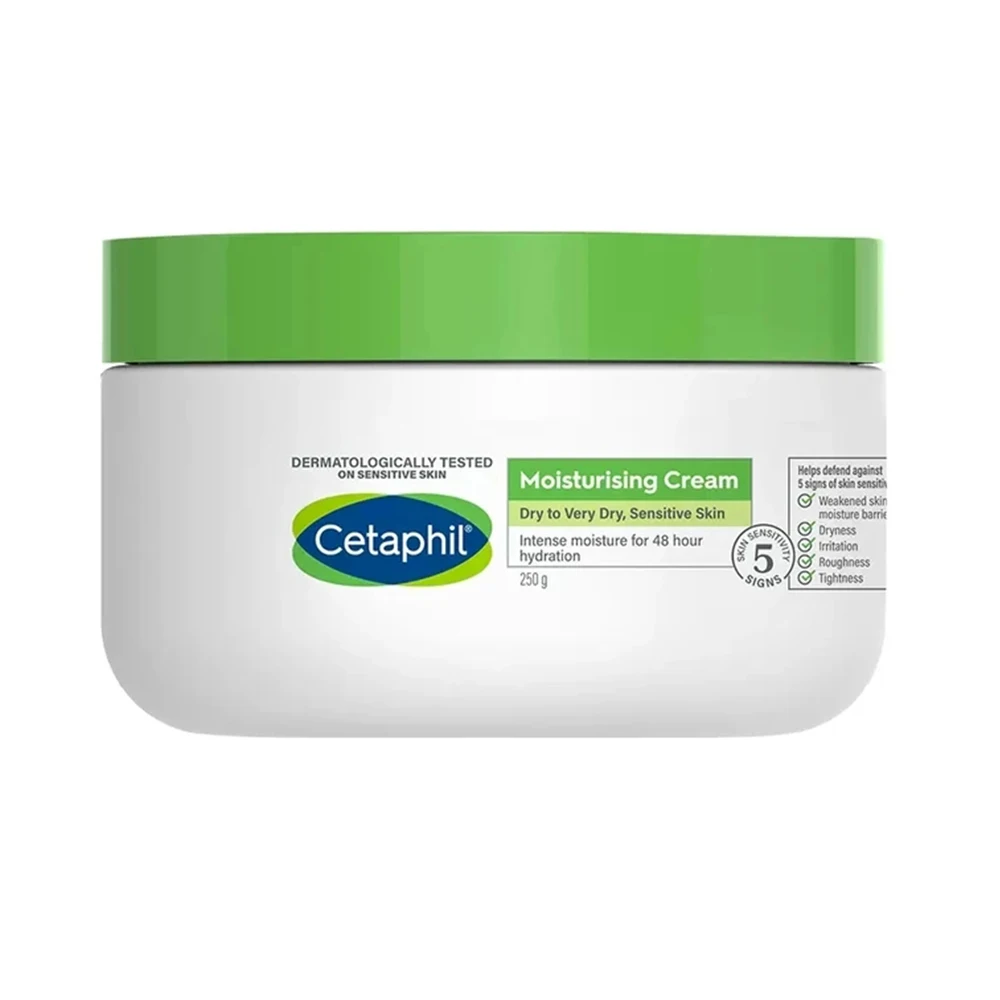 Cetaphil-Crema Hidratante Para El Hogar, Lokion Para El Cuidado De La Piel, Con Depósto Blanco Grande, 250G