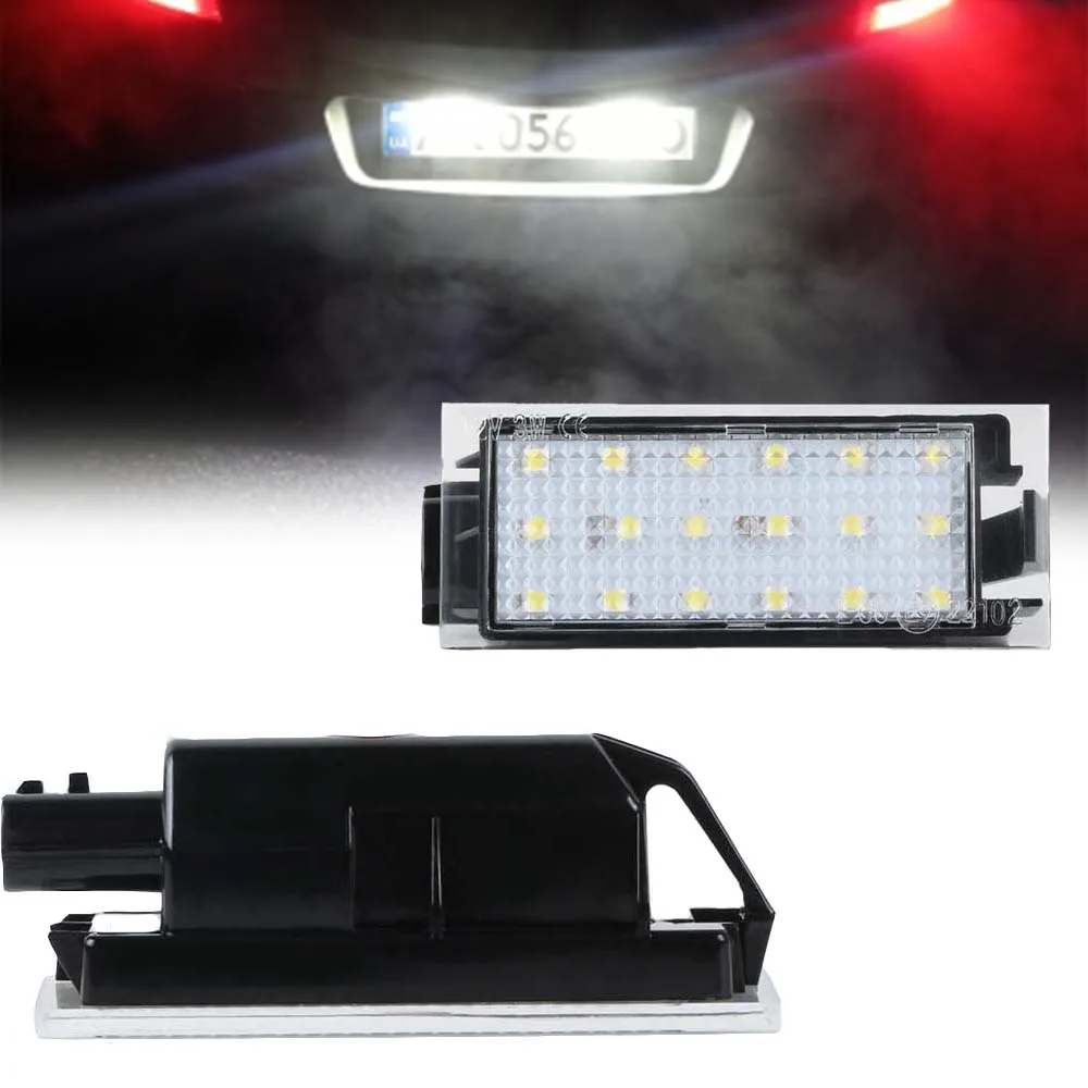 2 Pz Canbus Auto Led Numero Luce Targa Per Renault Megane 3 Clio Laguna 2 Megane 3 Twingo Master Vel Satis Renault Clio