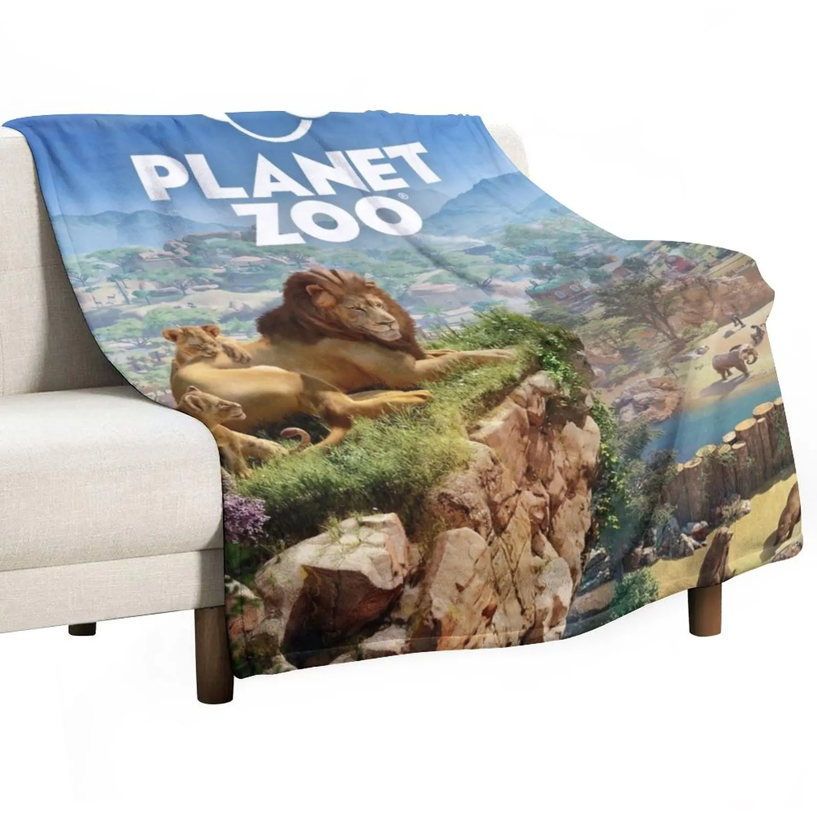 Coperta Da Tiro Planet Zoo Coperta Shaggy Coperta Per Bambini