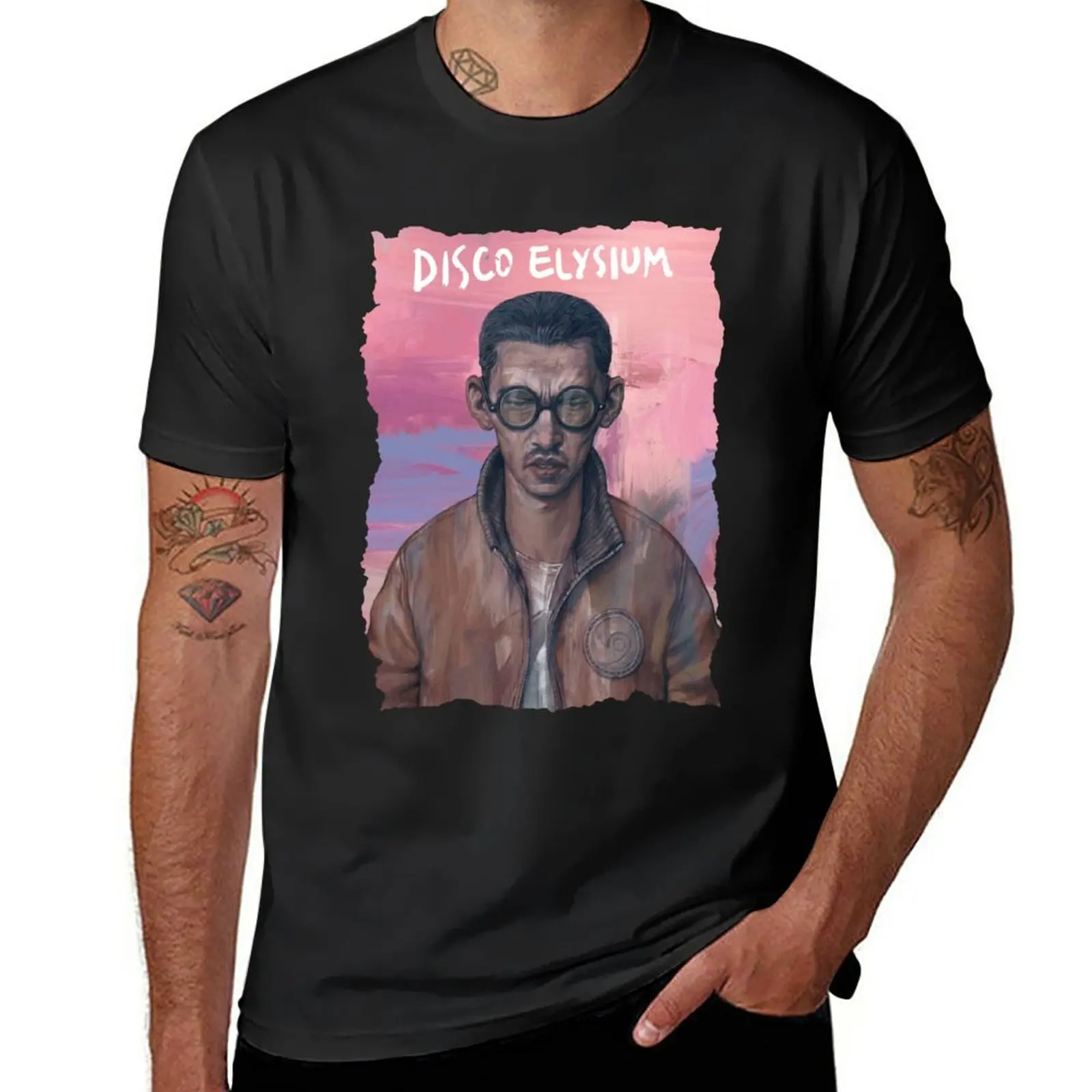 New Mens Womens Disco Gioco Elysium Funny Fans T-Shirt Summer Top Cute Clothes Magliette Divertenti Per Uomo