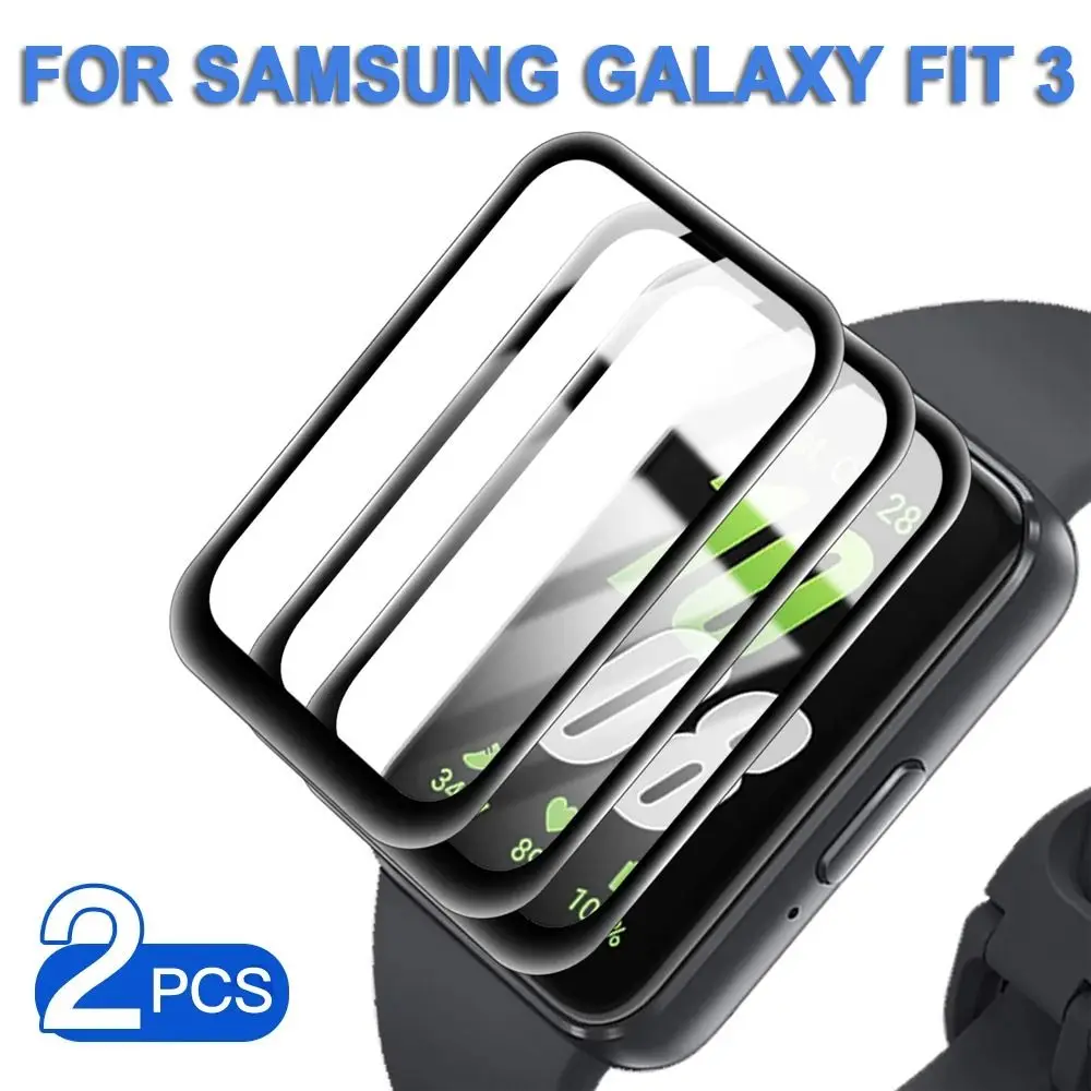 Pellicola Protettiva 3D Da 2 Pezzi Per Samsung Galaxy Fit 3 3D Curved Edge Hd Full Cover Screen Protector