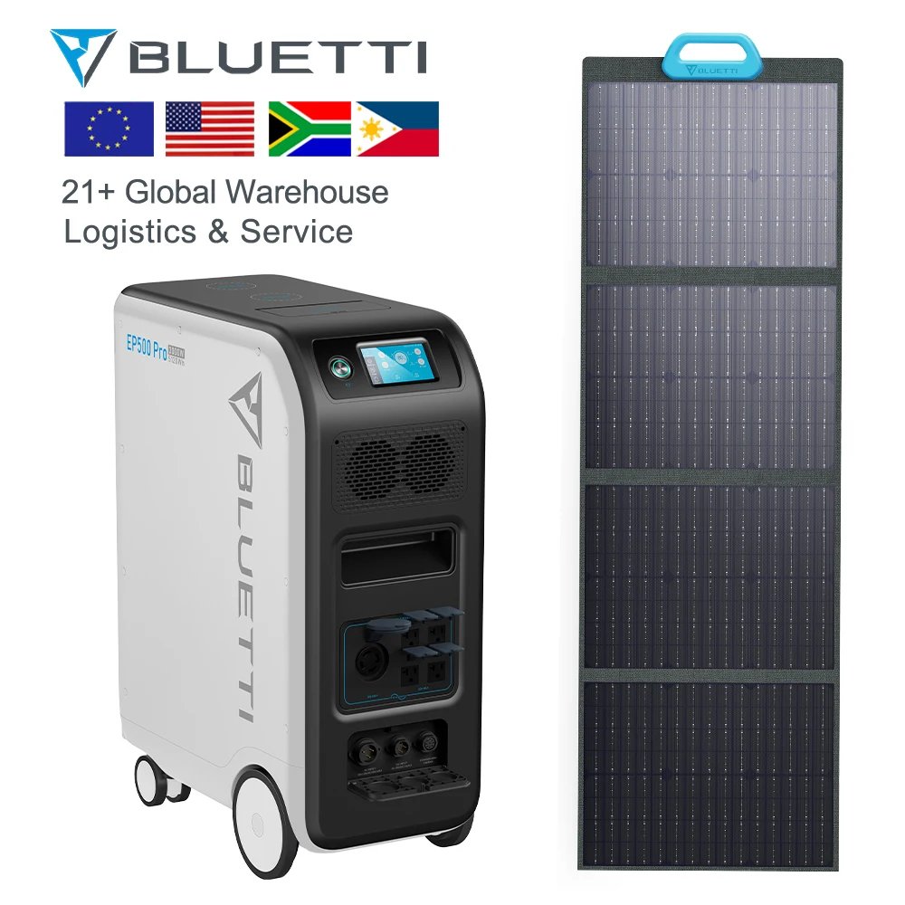 Prodotti Soggetti A Negazionibluetti Ep500Pro + Pv350 Pannelli Solari Centrale Elettrica Portatile Europa Generatore Solare Intelligente 220V