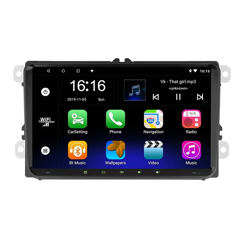 Autoradio Android 2Din Da 9 Pollici Per Vw Volkswagen Skoda Golf 5 Golf 6 Polo Passat B5 B6 Autoradio Android