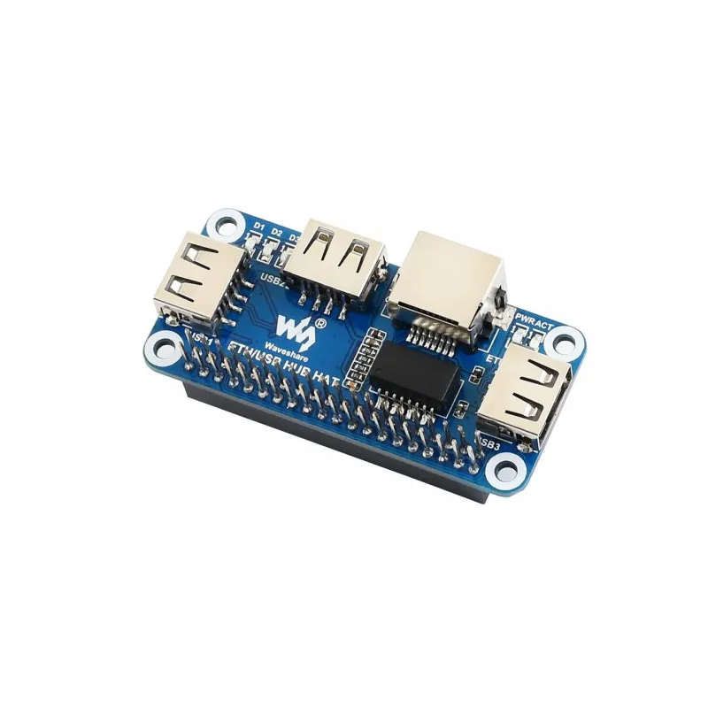 Cappello Hub Ethernet / Usb Per Raspberry Pi, 1X Rj45, 3X Usb