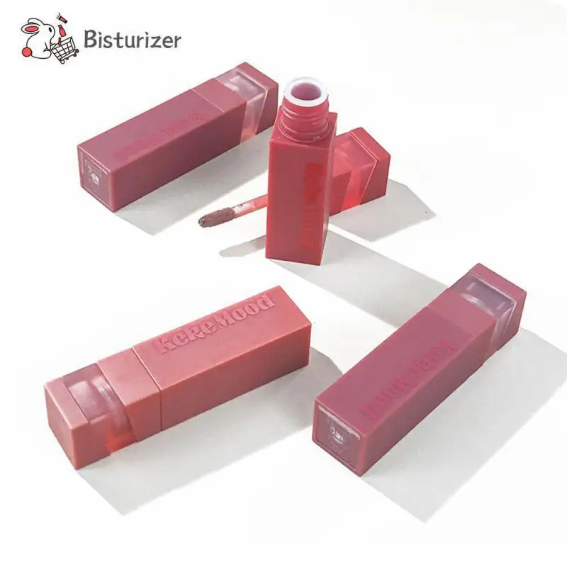 Smalto Per Labbra Opaco Piccolo Liscio E Non Cremoso Una Nebbia Muto Piccolo Cuore Rossetto Economico Rossetto Bianco Durevole E Ricco