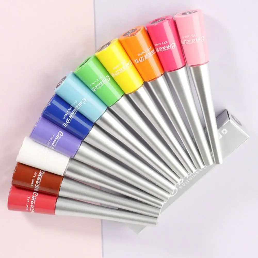 Body Art Eye Liner Cosmetics Matte Long Lasting Liquid Eyeliner Pencil Quick Dry Waterproof Colorful Eyeliner Gel Pen Face
