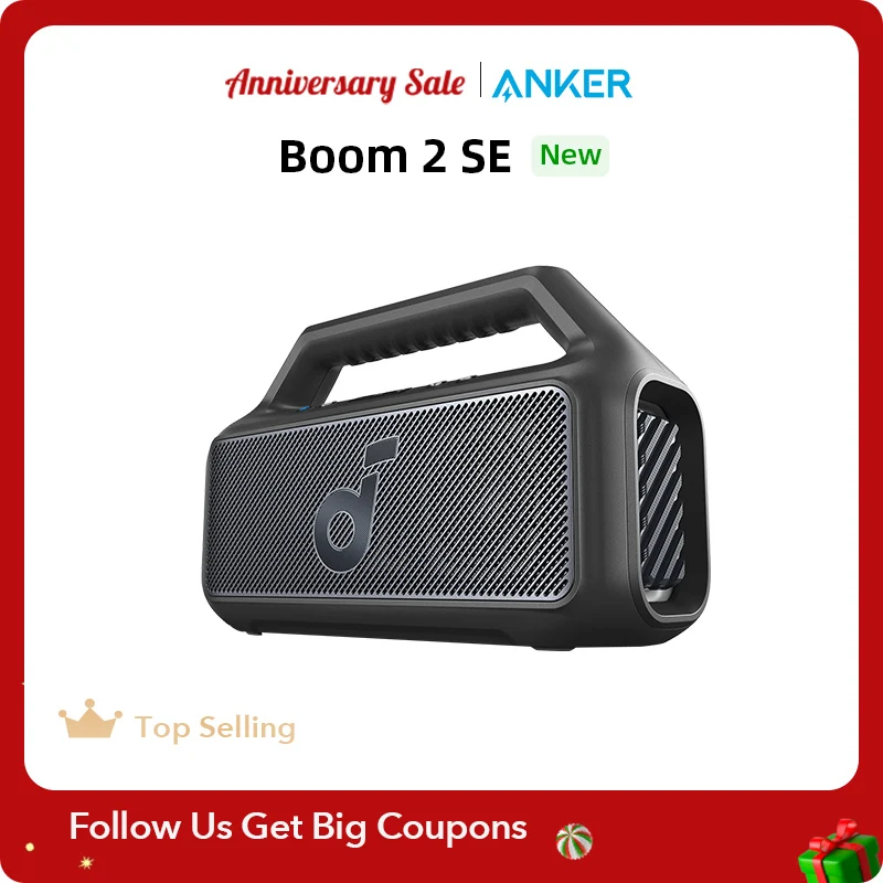 Soundcore By Anker Boom 2 Se Altoparlante Esterno 18H Playtime Sound Box Ipx 7 Altoparlante Bluetooth Impermeabile E Galleggiante