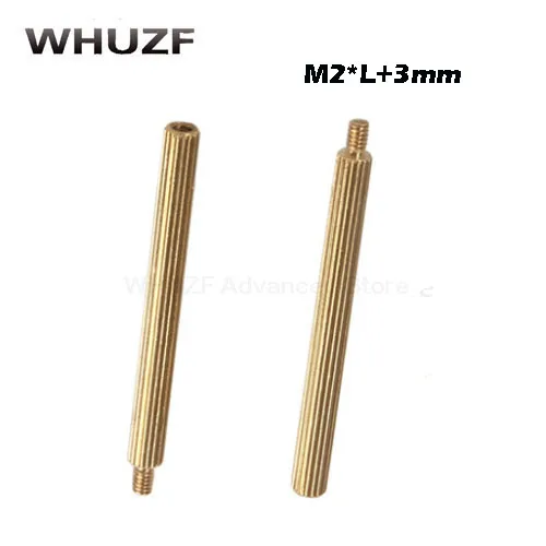 Spedizione Gratuita 100 Pz Rame Distanziatore M2 Maschio Femmina Ottone Distanziatore Distanziatore Roung Distanziatore Perno