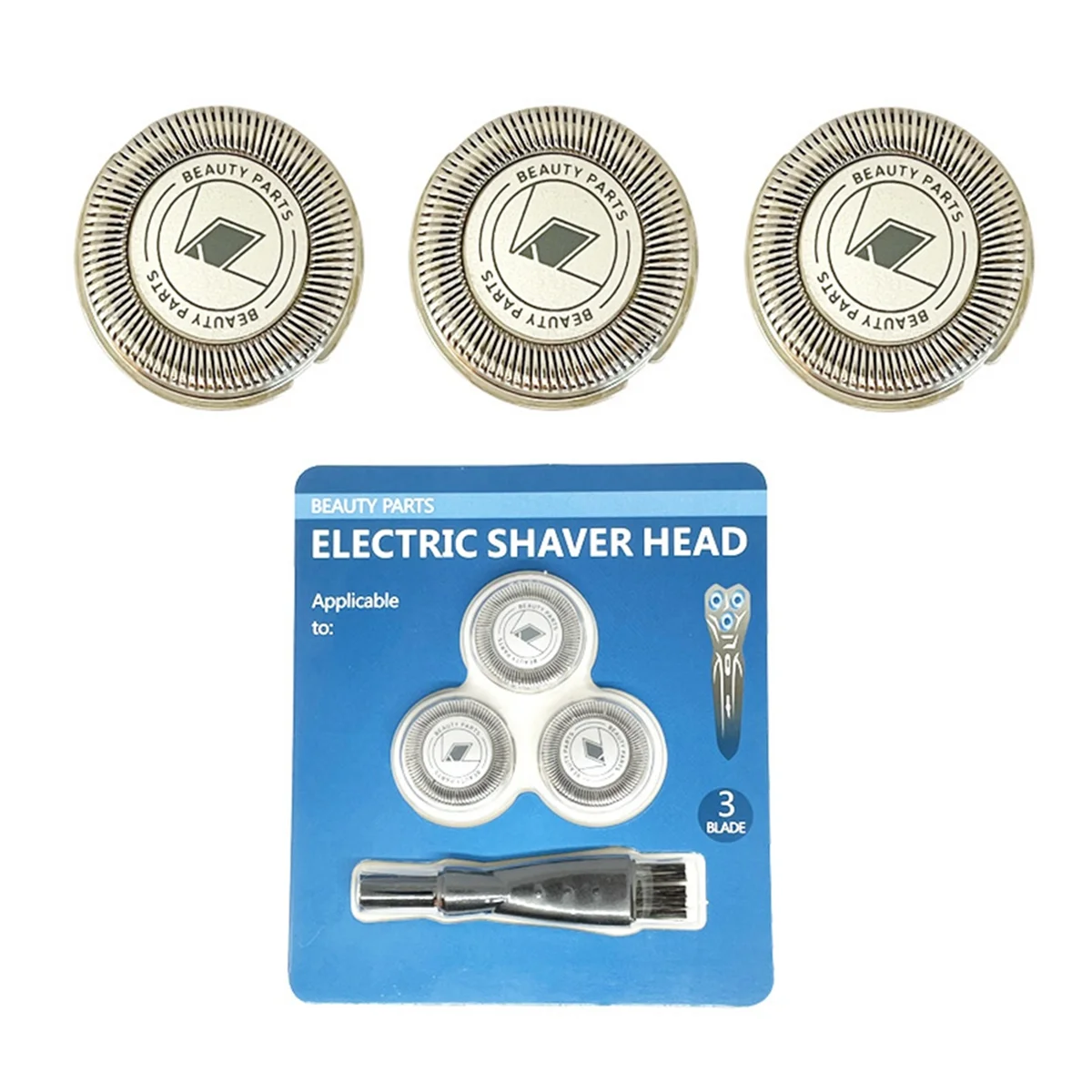 Sh71 Testine Di Ricambio Per Rasoio Philips Norelco Serie 7000 E Serie A Forma Angolare 5000, Sh71/52