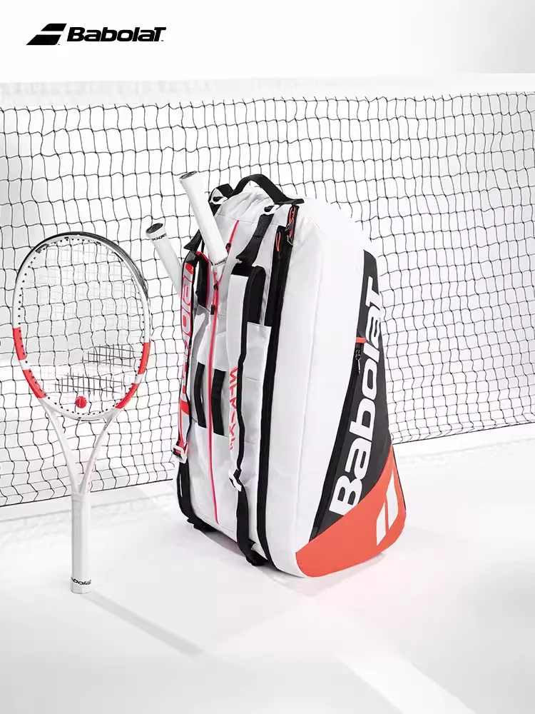 2024 Babolat Pure Strike Borsa Da Tennis Professionale Squash Padel Tennis Racchetta Zaino 6R 12R Grande Capacità Uomo Donna Borse Da Tennis