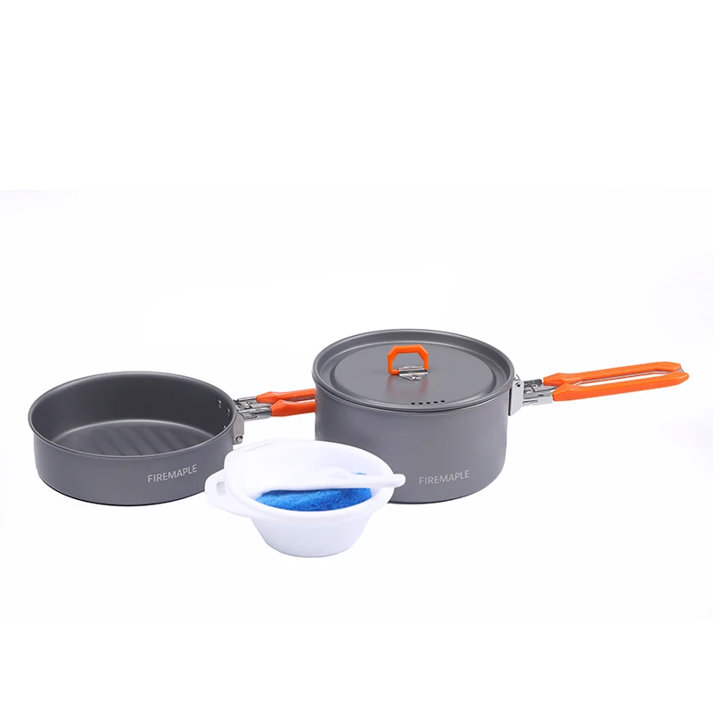 Fire Maple Cooking Set Pentola Padella Campeggio All'Aperto Picnic Stoviglie Pentola Alluminio Packacke Pentole Kit 1-2 Persone