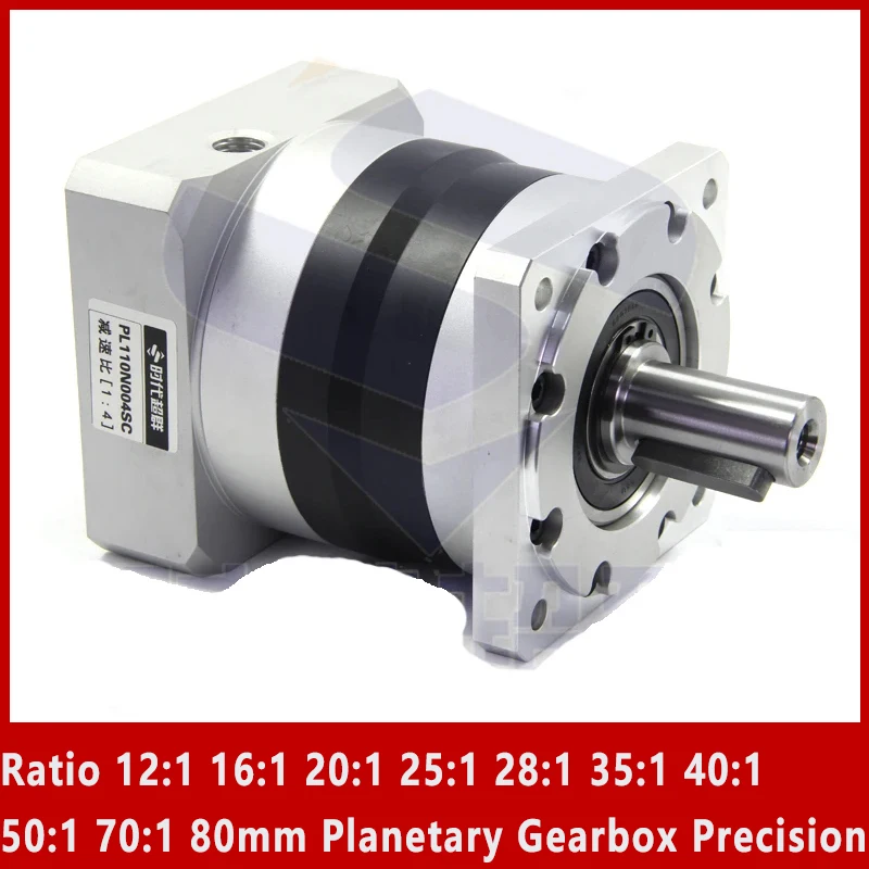 Rapporto 12:1 16:1 20:1 25:1 28:1 35:1 40:1 50:1 70:1 80Mm Riduttore Epicicloidale Precisione Per Servomotore Da 80Mm