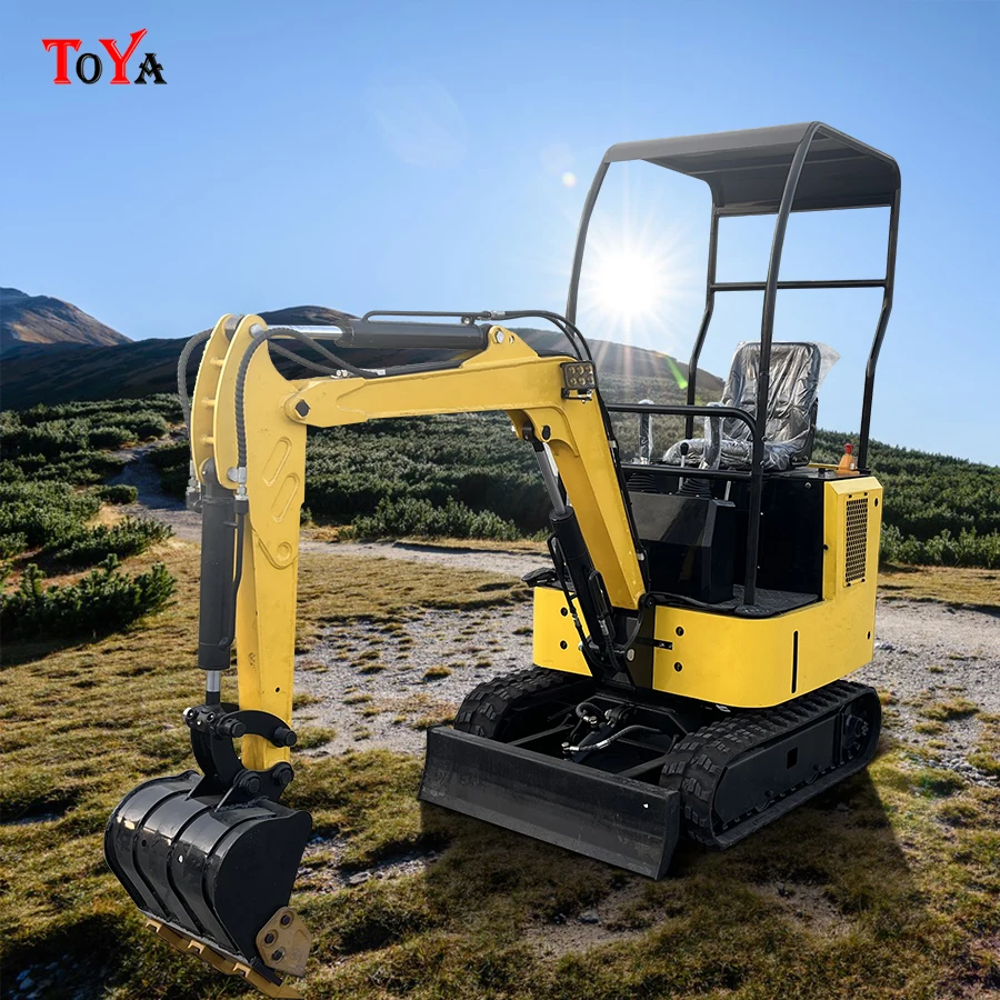 Piccolo Escavatore 1.5 Ton Minibagger Bagger Digger Idraulico Cingolato Mini Escavatore Macchina Miniescavatore Agricolo Personalizzato