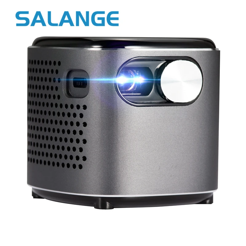 Salange P24 Mini Proiettore Dlp Android Full Hd Real 4K Wifi Led Smart Proyector Bluetooth 5.0 Con Batteria Portatile Beamer