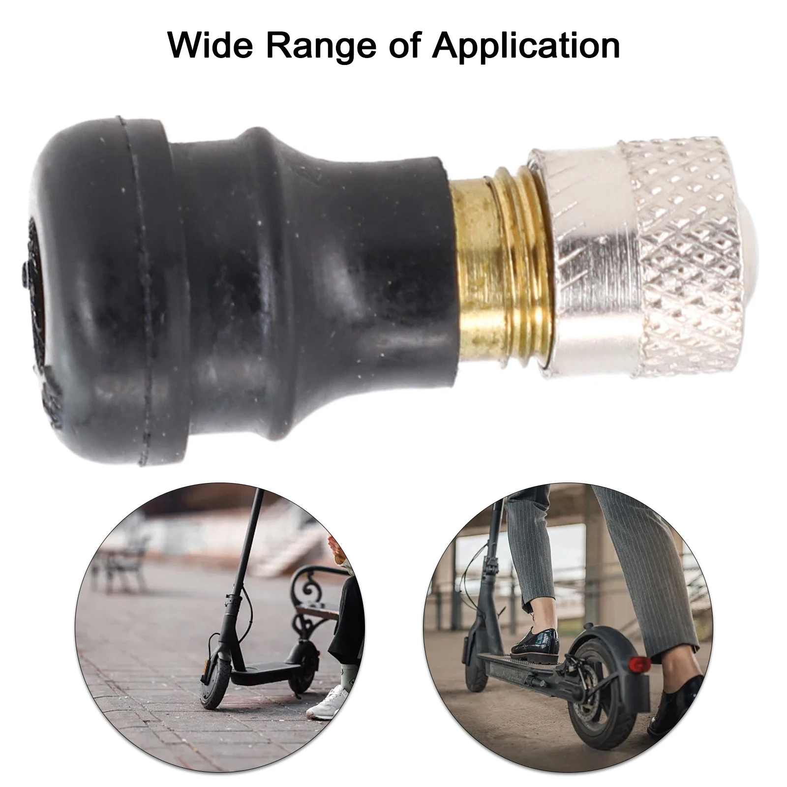 1Pc Scooter Vacuum Tubeless Air Valve Per Ninebot Max G30 Pneumatici Per Segway Ugello D'Aria Gonfiabile Accessori Per Scooter Elettrici