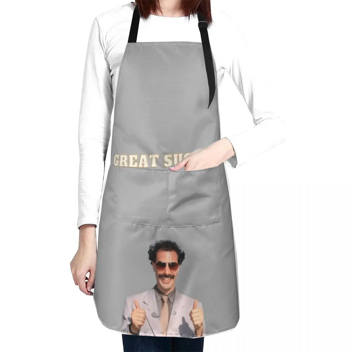 Grande Successo-Grembiule Borat Prodotti Per La Casa E La Cucina Grembiule Da Cucina Personalizzato Da Donna Manico Da Cucina Per Le Donne