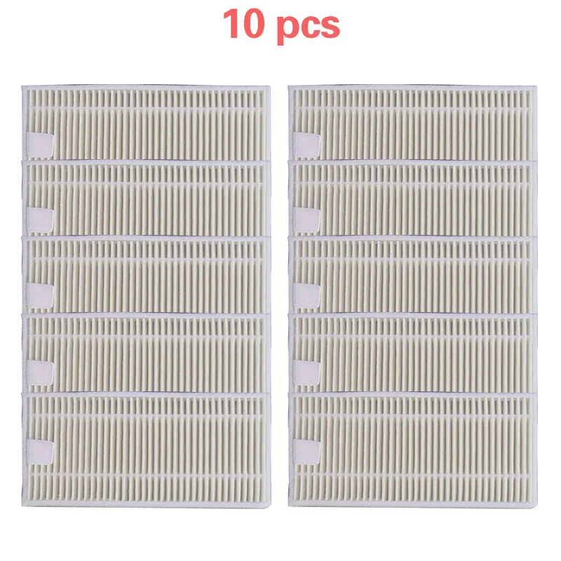 Robot Vacuum Cleaner Hepa Filter 5 /10 Pcs For Conga Ultra-Thin 890 750 Robot Vacuum Cleaner Parts