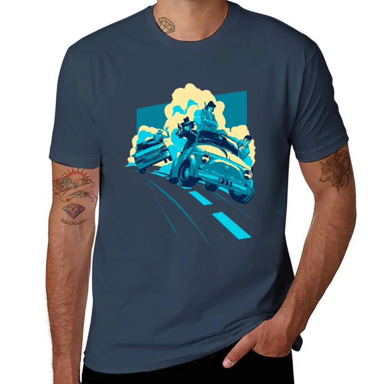 Lupin La 3A T-Shirt Blondie T Shirt Tee Shirt Magliette Pesanti Magliette Da Uomo In Cotone