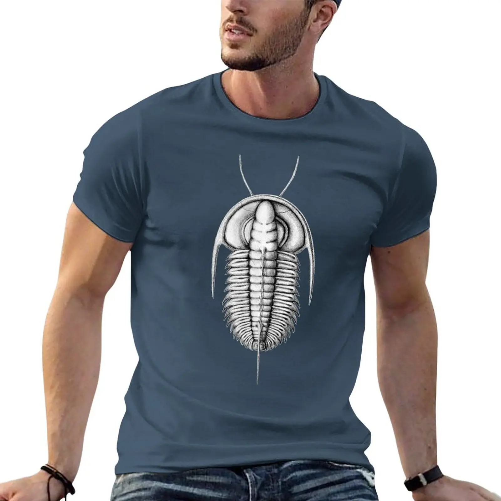 Redlichia, Cambrian Trilobite Da Kangaroo Island T-Shirt Summer Top Graphics Mens Graphic T-Shirt Anime