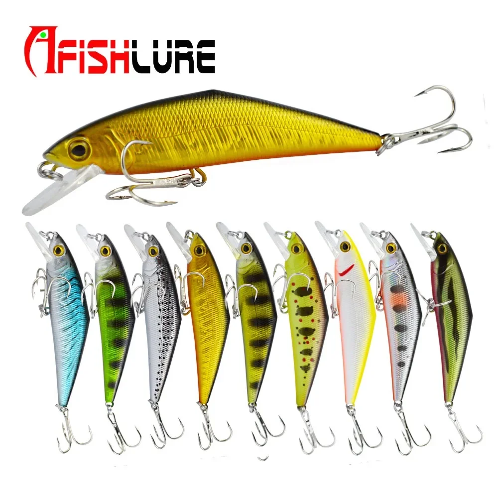 Afishlure D-Contact Smith 63Mm Minnows Pesca D Contact Fishing Lure Muslimait Swimbait 66Mm