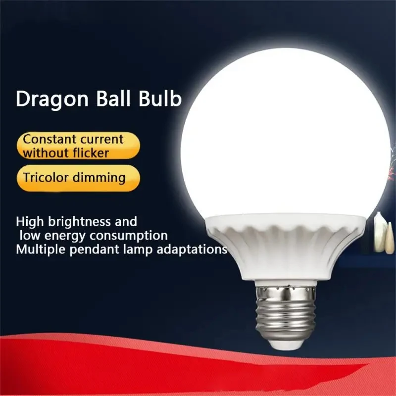 10Pcs Led Dragon Bulb G60/G80/G95 Lampadina E27 Trasparente Senza Sfarfallio Opalescente E27/E14 Luce Regolabile