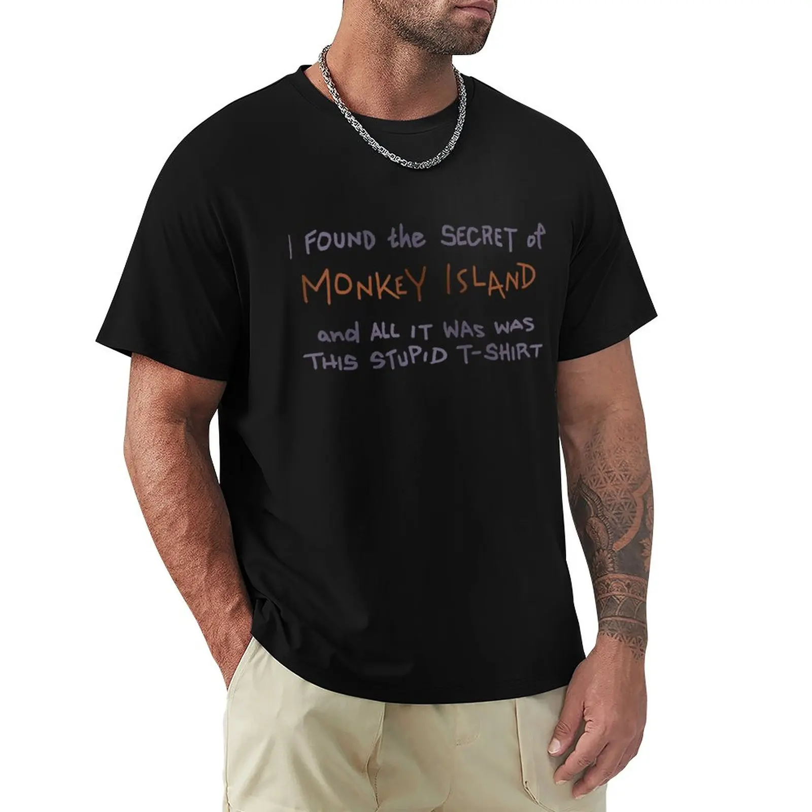 Ho Trovato Il Segreto Della Maglietta Monkey Island Magliette Personalizzate Magliette Uomo Magliette Uomo Pack