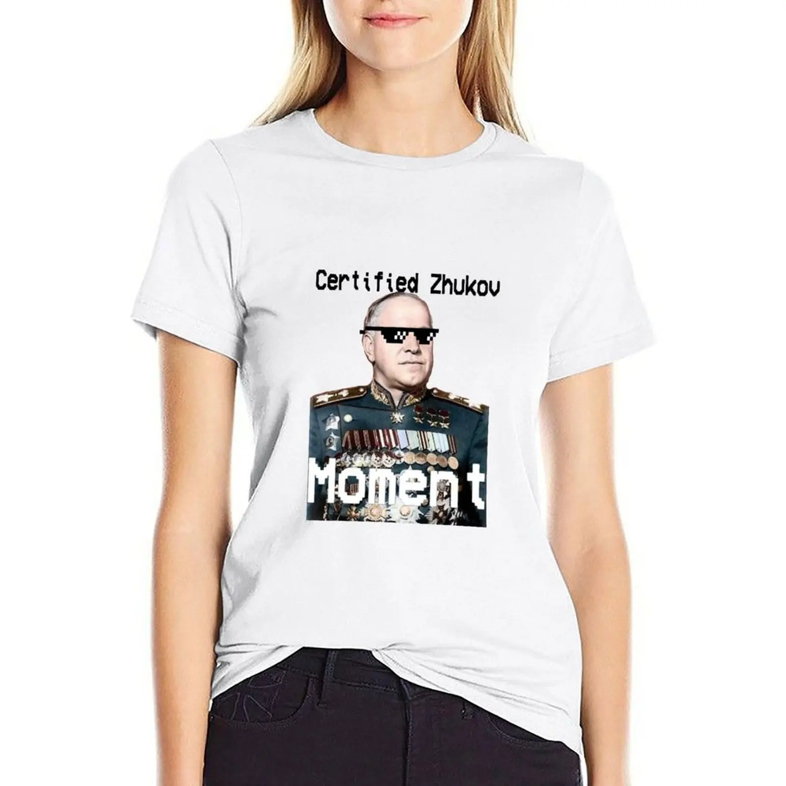 Certificato Zhukov Moment: Tno Hearts Of Iron 4 T-Shirt Abbigliamento Estetico Abbigliamento Estetico Abbigliamento Primaverile Donna 2024