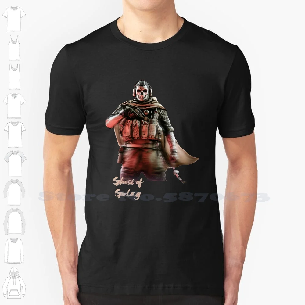 Ghost Of Gulag Fashion Vintage Tshirt Magliette Warzone Warzone Warzone Warzone Gulag Ghost Warzone Ghost Ghost Of Warzone