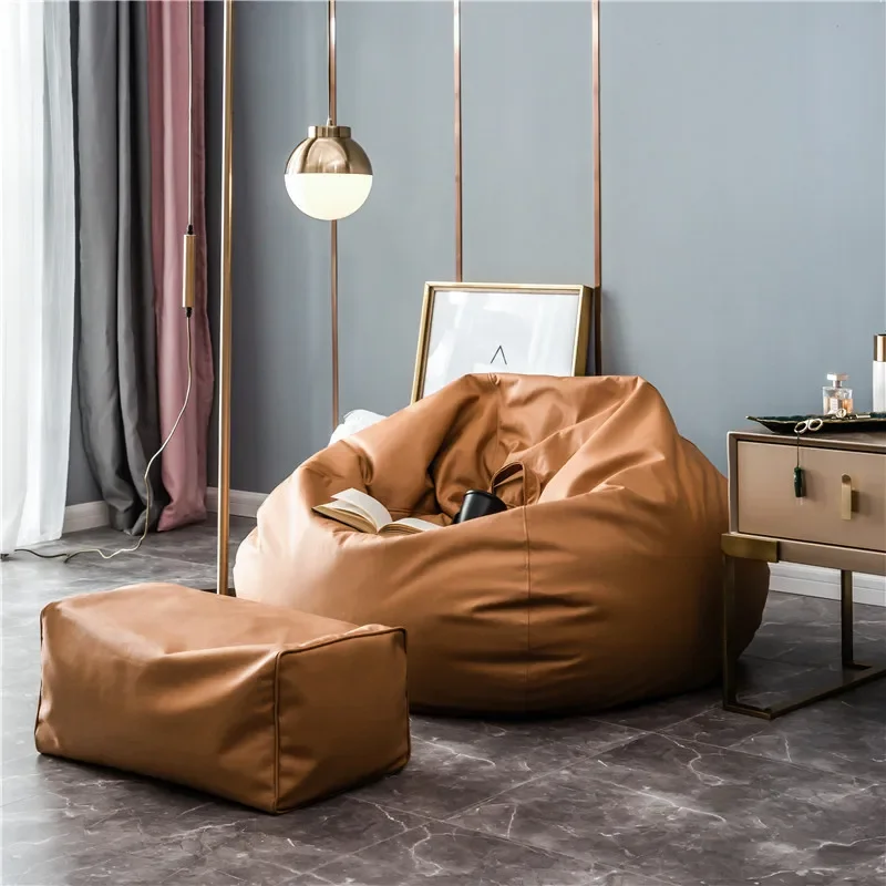 Esponjoso Para Sala De Estar, Relleno Para Dormir, Sofà Perezoso De Oficina, Bolsa De Frijol, Sofà Moderno Unisex, Decorativo