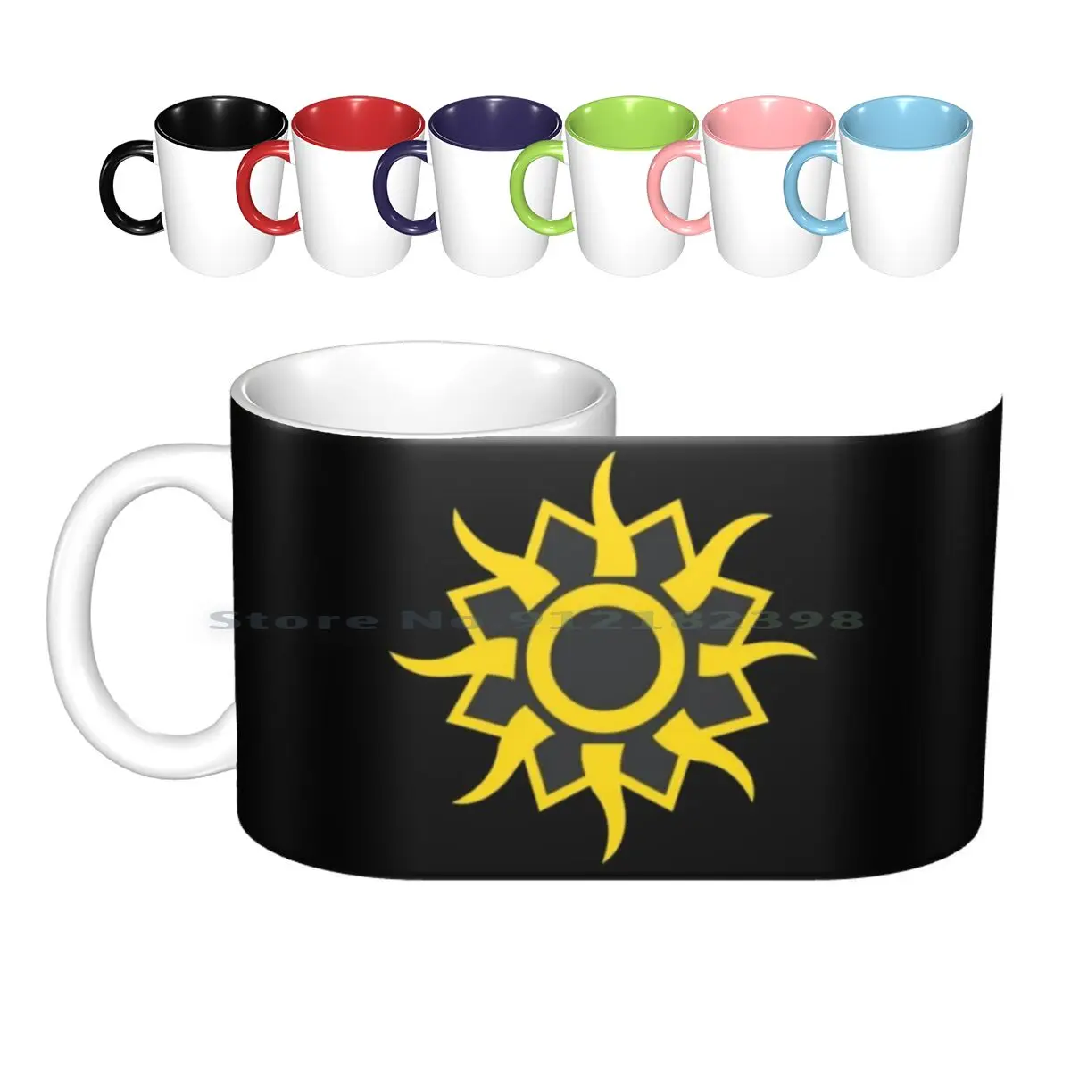 The 3 Wild Hunt Nilfgaard Sun Tazze In Ceramica Tazze Da Caffè Tazza Da Tè Al Latte Vector Nilfgaard The 3 The Gwent Camicetta Copre Tazze Docce