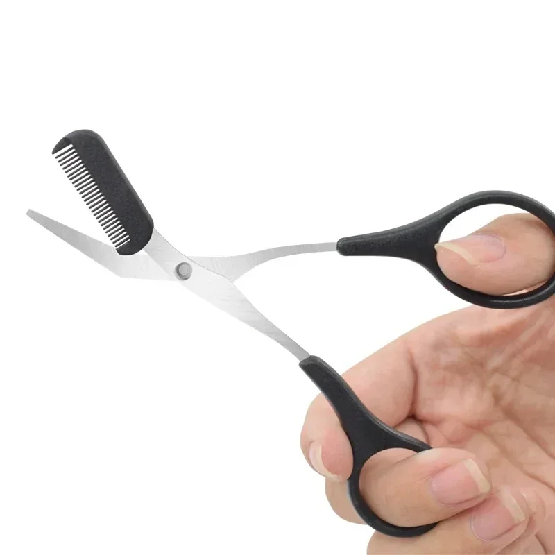 Forbici Per Sopracciglia In Acciaio Inossidabile Con Pettine Sicuro Rifinitore Per Sopracciglia Strumenti Per Il Trucco Rasoio Per La Depilazione Sopr
