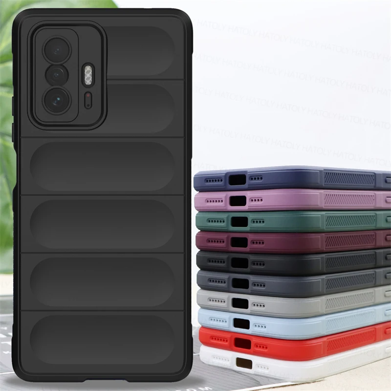 Per Xiaomi 11T Pro Case Xiaomi 11T Pro Cover Skin-Friendy Custodia Protettiva In Tpu Di Lusso In Silicone Antiurto Xiaomi 11T Pro