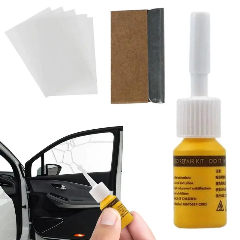 Kit Di Riparazione Di Crepe Di Vetro Per Parabrezza Per Auto Fai-Da-Te Kit Di Riparazione Nano Di Vetro Per Autoveicoli Riparazione Di Vetri Per Parab