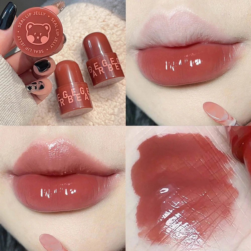 Specchio Idratante Rossetti Lucidalabbra Gelatina Dolce Labbra Miele Duraturo Senza Sbiadimento Sigillo Smalto Per Labbra Trucco Per Le Donne Cosmetic