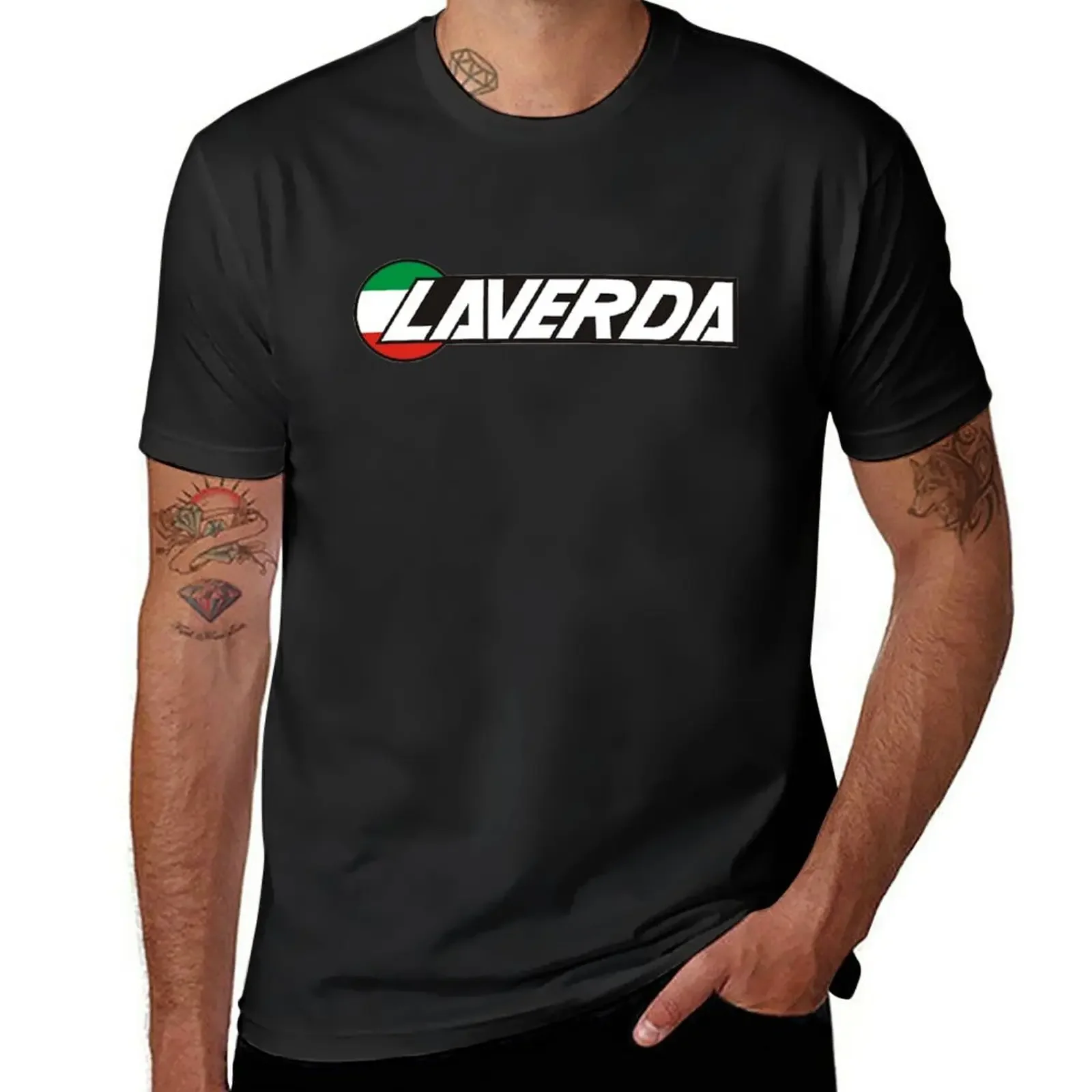 Laverda Name Tag T-Shirt Blacks Camicetta Mens T-Shirt Pack