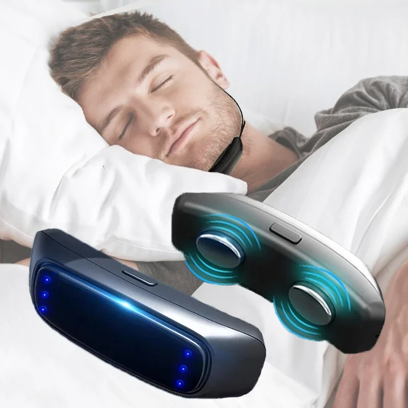 Ems Pulse Stop Russare Portable Comfort Sleeperelectric Smart Snore Stop Russare Sleep Apnea Aid Usb