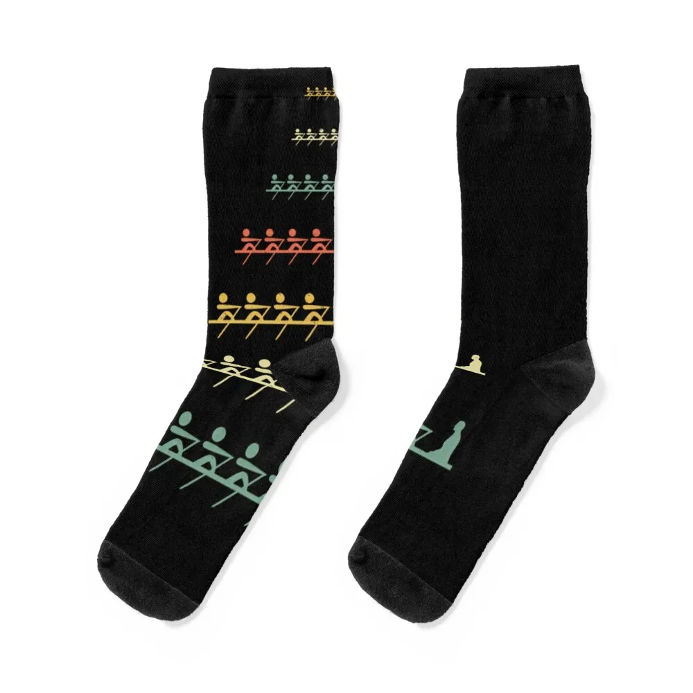 Crew Rowing Row Eam Boat Rower Rower Coaxed Huit \ T Socks Christmas Compression Girl'S Socks Uomo