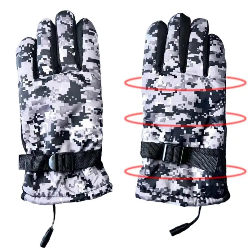 Guanti Riscaldati Per Uomo Touchscreen Guanti Riscaldati Elettrici Batteria Ricaricabile Guanti Invernali Impermeabili Per Uomo Donna 3 Riscaldamento