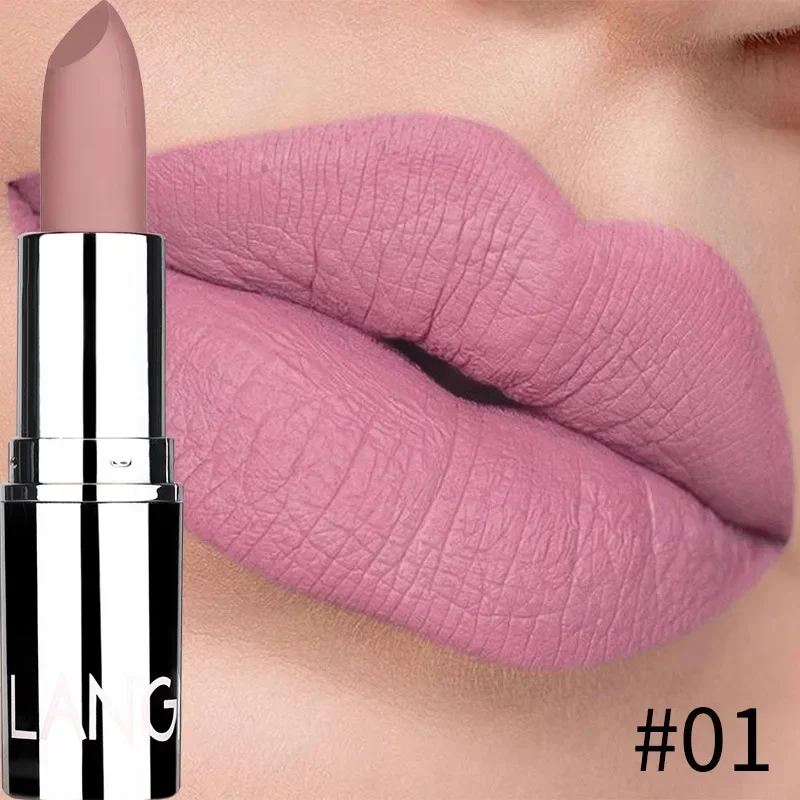 Rossetto Opaco Argento Velluto Nudo Impermeabile A Lunga Durata Antiaderente Tazza Rossetto Sexy Rosso Rosa Velluto Rossetti Trucco Cosmetico