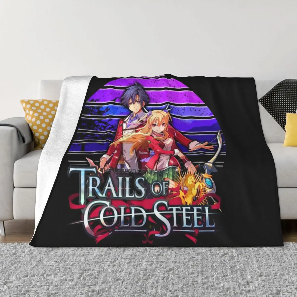 Trails Of Cold Steel Throw Coperta Soft Plush Plaid Giant Sofa Coperte