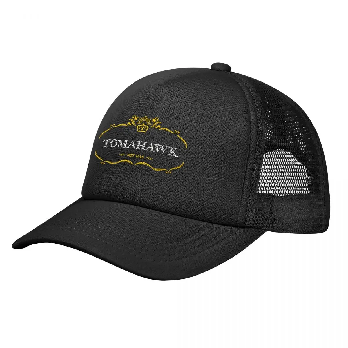 Tomahawk 'Mit Gas' Berretto Da Baseball Hip Hop Nero Berretto Di Lusso Ragazza Uomo