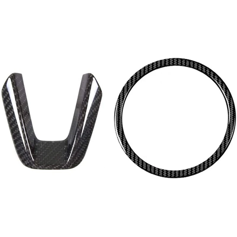 Carbon Steering Wheel Trim Sequins, Steering Wheel Ring Logo Applique Cover,Car Accessories,For Mazda 3 6 Cx-4 Cx5 Cx9
