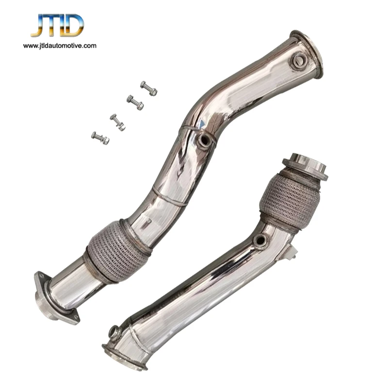 Jtld Performance 304Ss Tubo Di Scarico Lucidato Senza Opf Per Tubo Di Scarico Catless F97 X3M