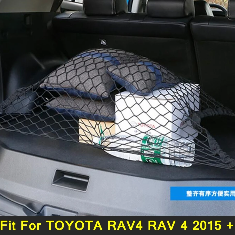 Lapetus Per Toyota Rav4 Rav 4 2015 2016 2017 2018 Auto Styling Tronco Posteriore Bagagli Storage Net String Bag Mesh Net Cover Trim